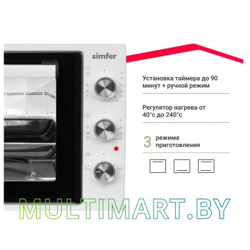 Мини-печь Simfer M3411 Albeni Comfort картинка 2